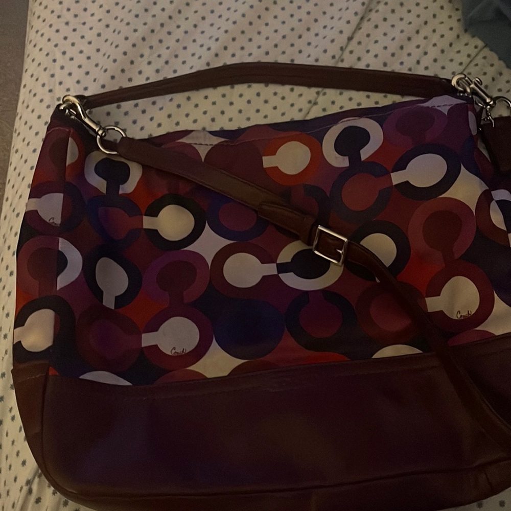 Colorful bag shoulder and crossbody